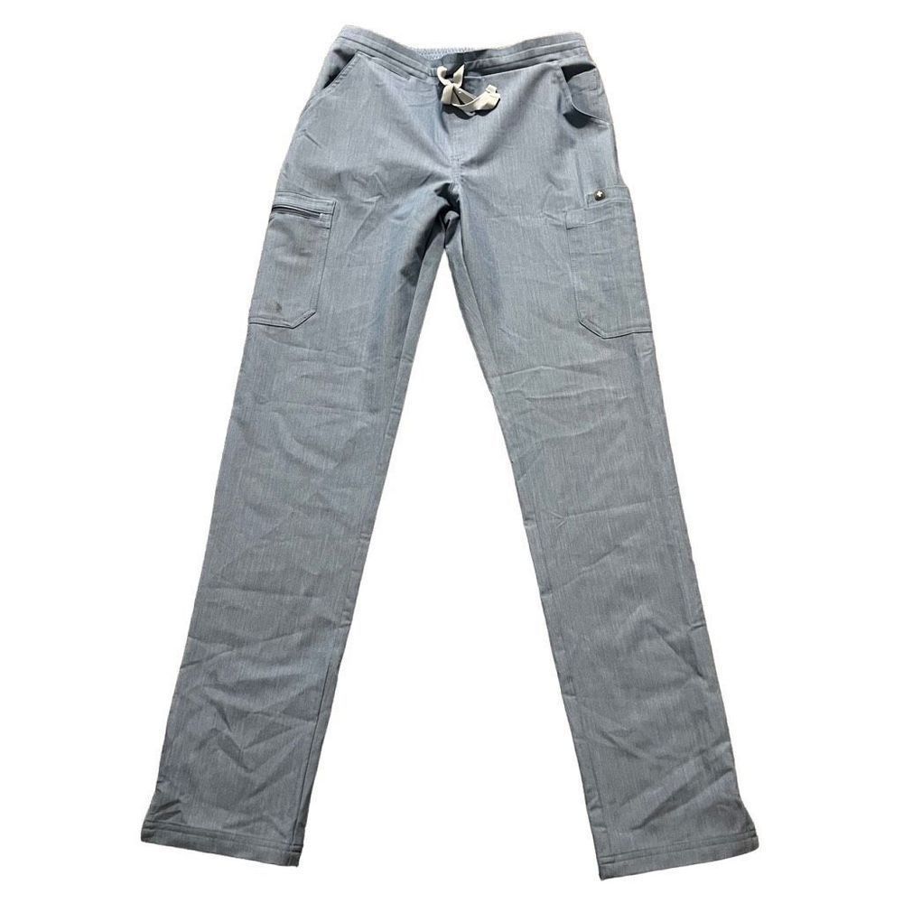 Figs Gray Straight Leg Pants
